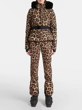 Goldbergh 'Minou' Ski Pants in Brown Cheetah (NWT)
